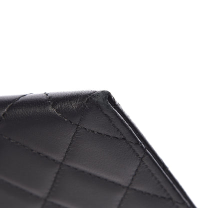 Chanel Lambskin Quilted Classic Zip Pouch Black 11 of 12