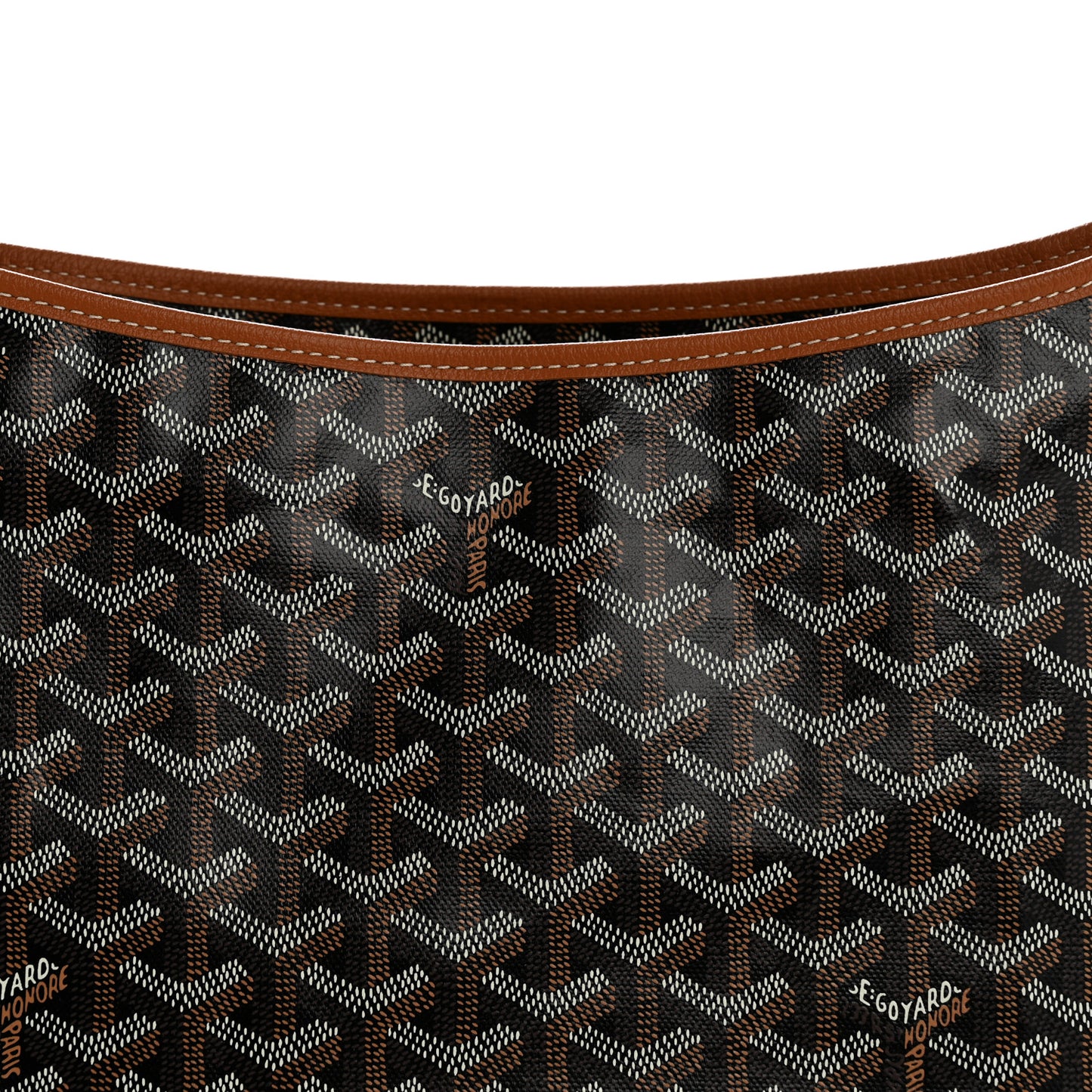 Goyardine Boheme Hobo Black Gold