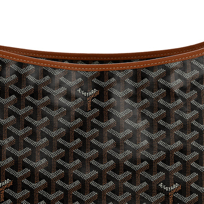 Goyard Goyardine Boheme Hobo Black Gold 8 of 10