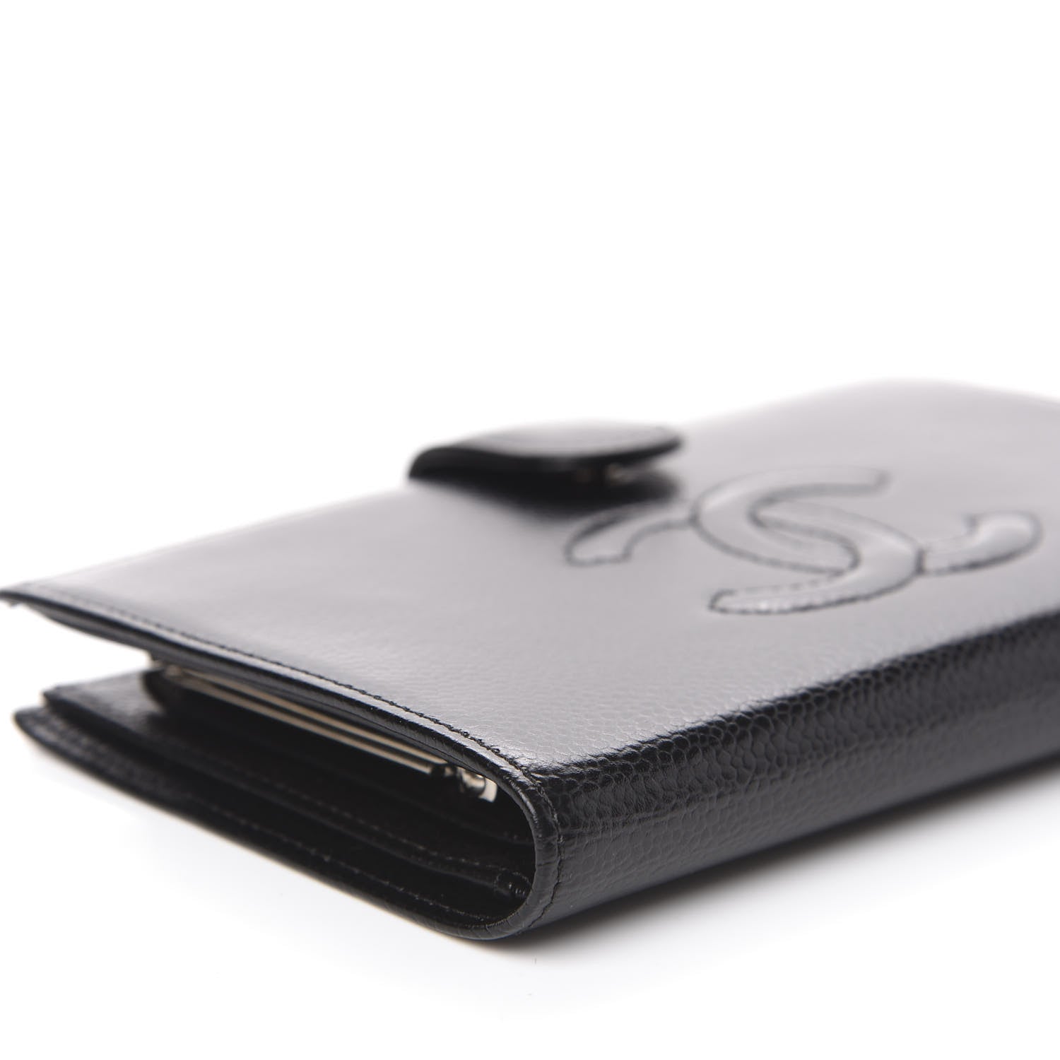 Chanel Caviar Timeless CC French Wallet Black 7 of 15
