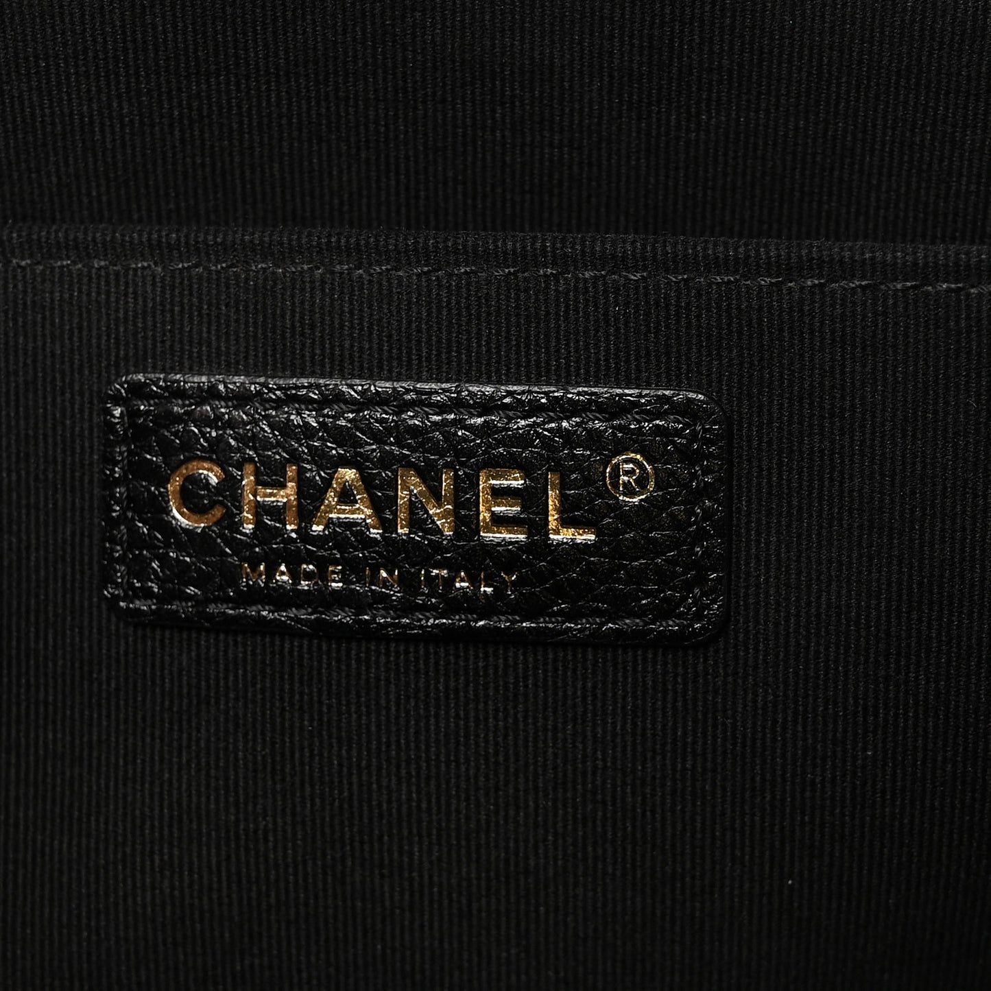 Grained Calfskin Quilted XXL Travel Flap Bag Black