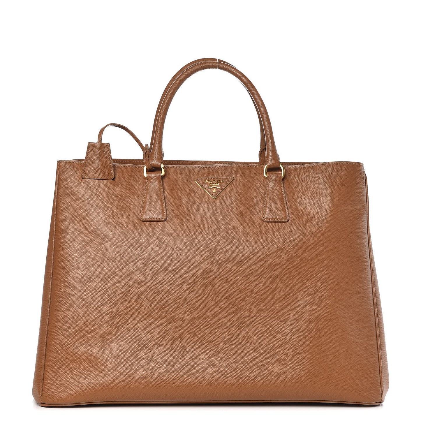 Saffiano Lux Large Tote Caramel