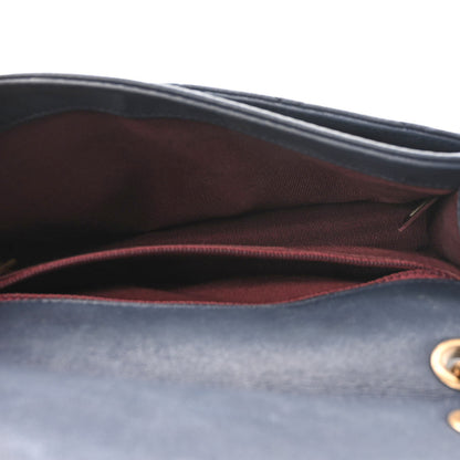 Chanel Iridescent Calfskin Small Happy Stitch Flap Navy 5 of 9