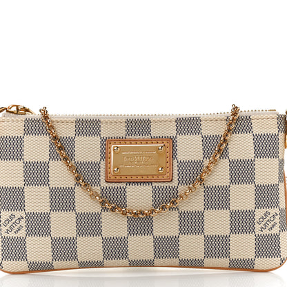 Louis Vuitton Damier Azur Pochette Milla MM 6 of 10