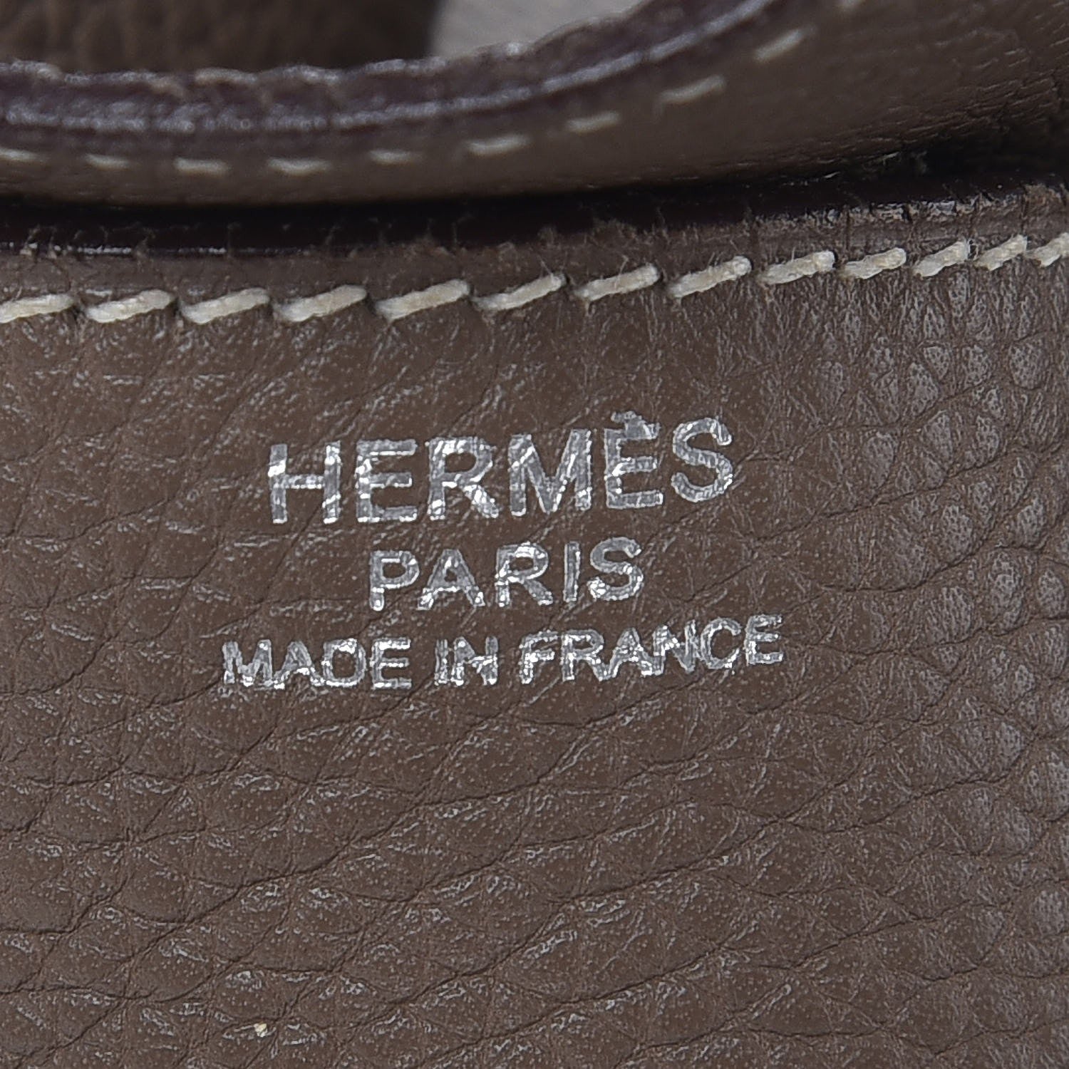 Hermes Taurillon Clemence Lindy 34 Etoupe 8 of 16