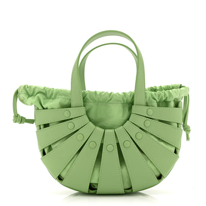 Bottega Veneta French Calfskin Small Shell Pistachio 1 of 10