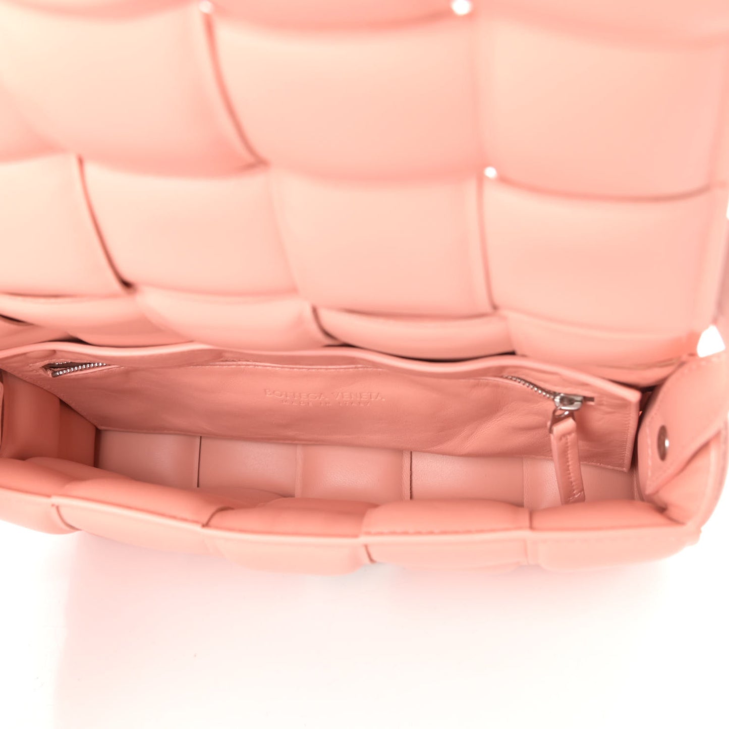 Paper Calfskin Maxi Intreccio Padded Cassette Crossbody Bag