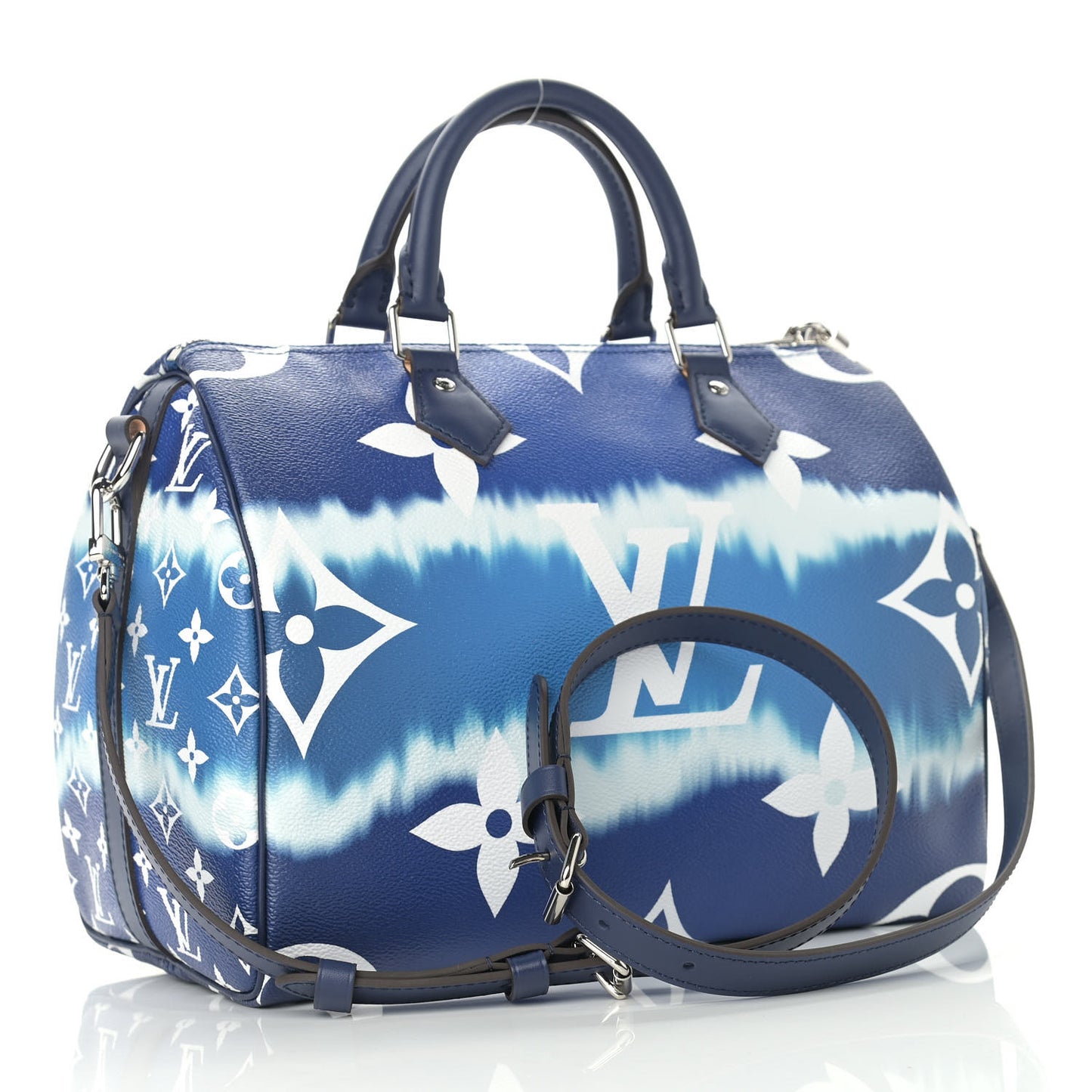 Monogram Escale Speedy Bandouliere 30 Blue