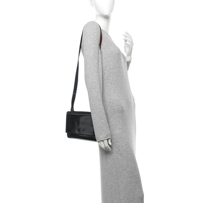 Gucci Patent Web Shoulder Bag Black 2 of 10