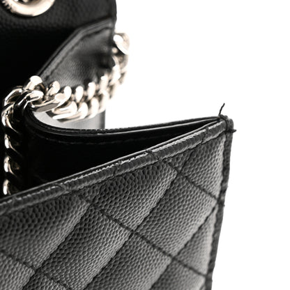 Saint Laurent Grain De Poudre Textured Mixed Matelasse Triquilt Medium Monogram Satchel Black 12 of 12