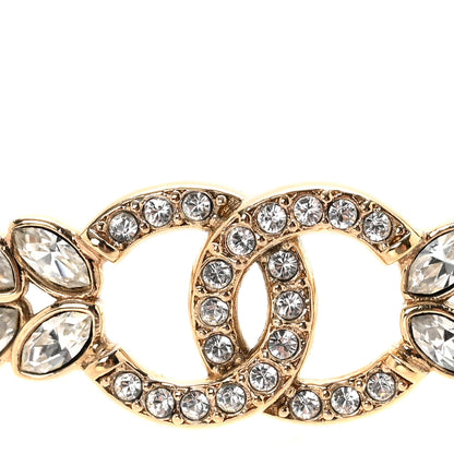 Chanel Crystal Wheat CC Choker Necklace Gold 4 of 7