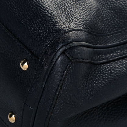 Gucci Pebbled Calfskin Medium Bella Tote Navy 12 of 12