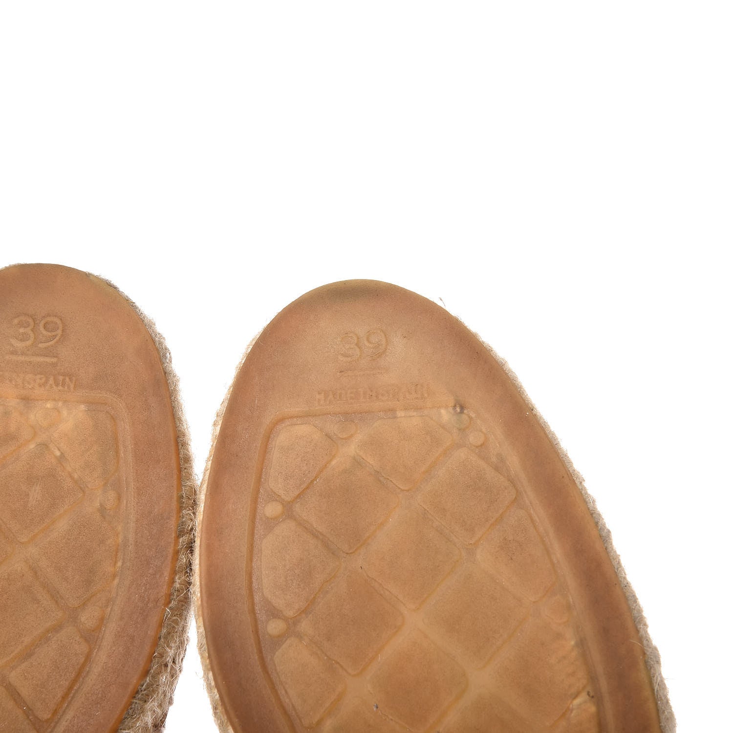 Chanel Lambskin CC Espadrilles 39 Beige Black 10 of 13