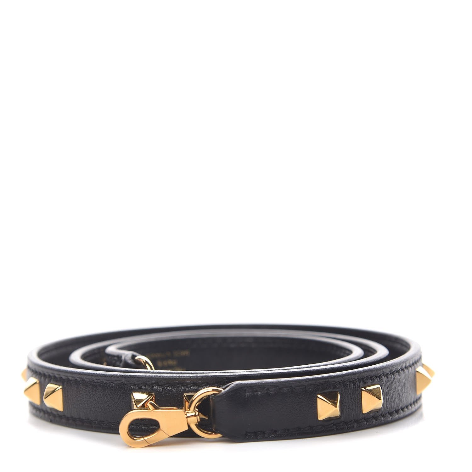 Hermes Swift 16mm Mini Dog Carres Bag Strap Black 1 of 6