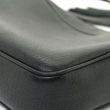 Saint Laurent Lambskin Monogram Small Lou Camera Bag Black 9 of 13