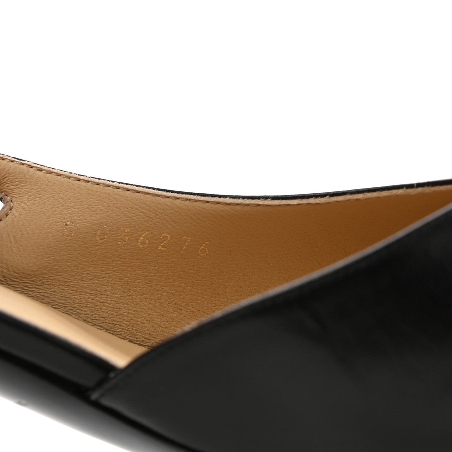 Lambskin Slingback CC Cap Toe Pumps 38 Black