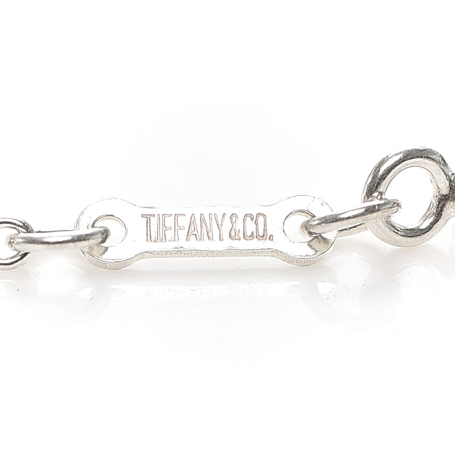 Tiffany Sterling Silver 22mm Elsa Peretti Open Heart Pendant Necklace 5 of 5