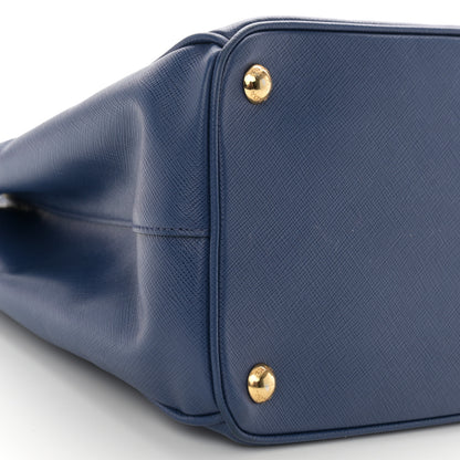 Prada Saffiano Medium Galleria Double Zip Tote Bluette 11 of 16
