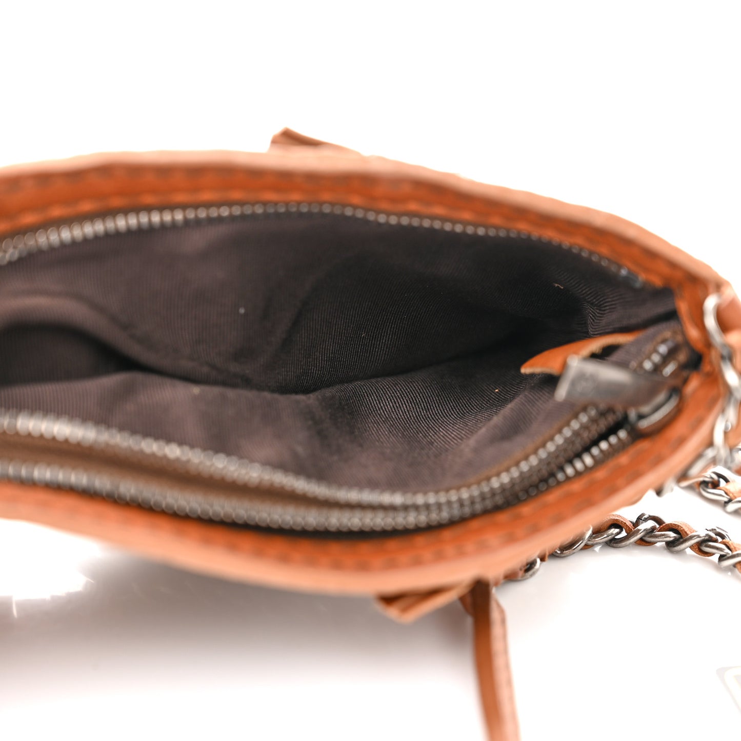 Calfskin Paris Dallas Holster Shoulder Bag Brown