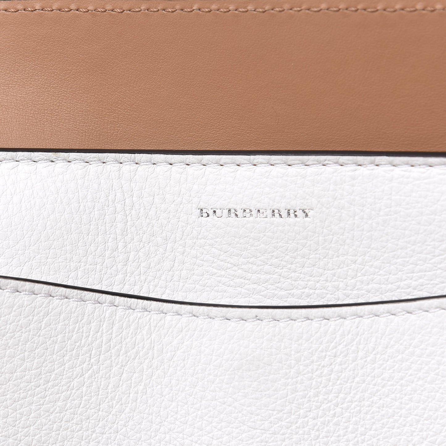 Soft Grain Calfskin Medium Belt Bag Light Camel Chalk White