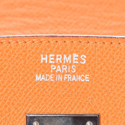 Hermes Epsom Birkin 35 Orange 21 of 49