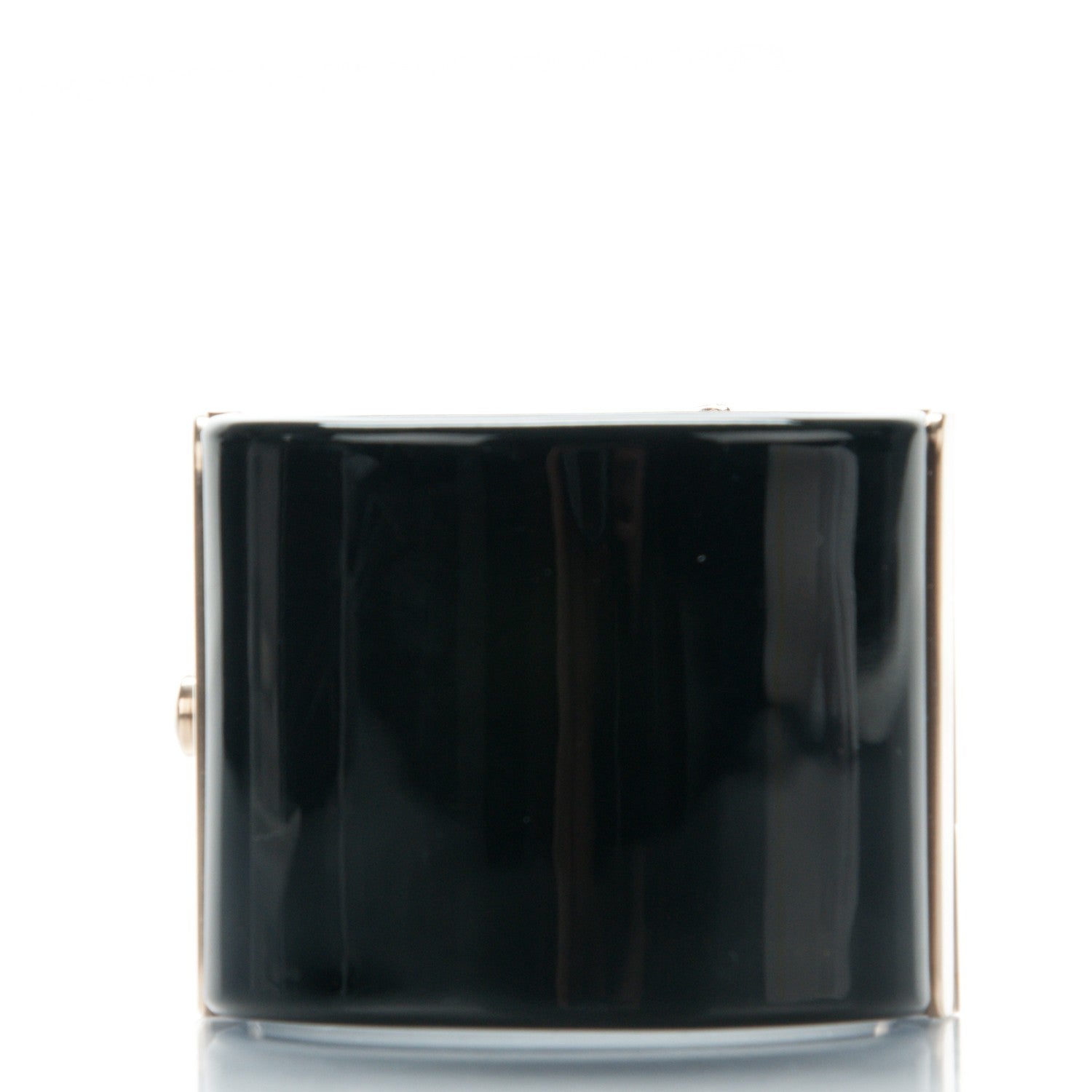Chanel Resin Gripoix Camellia Cuff Black 3 of 5