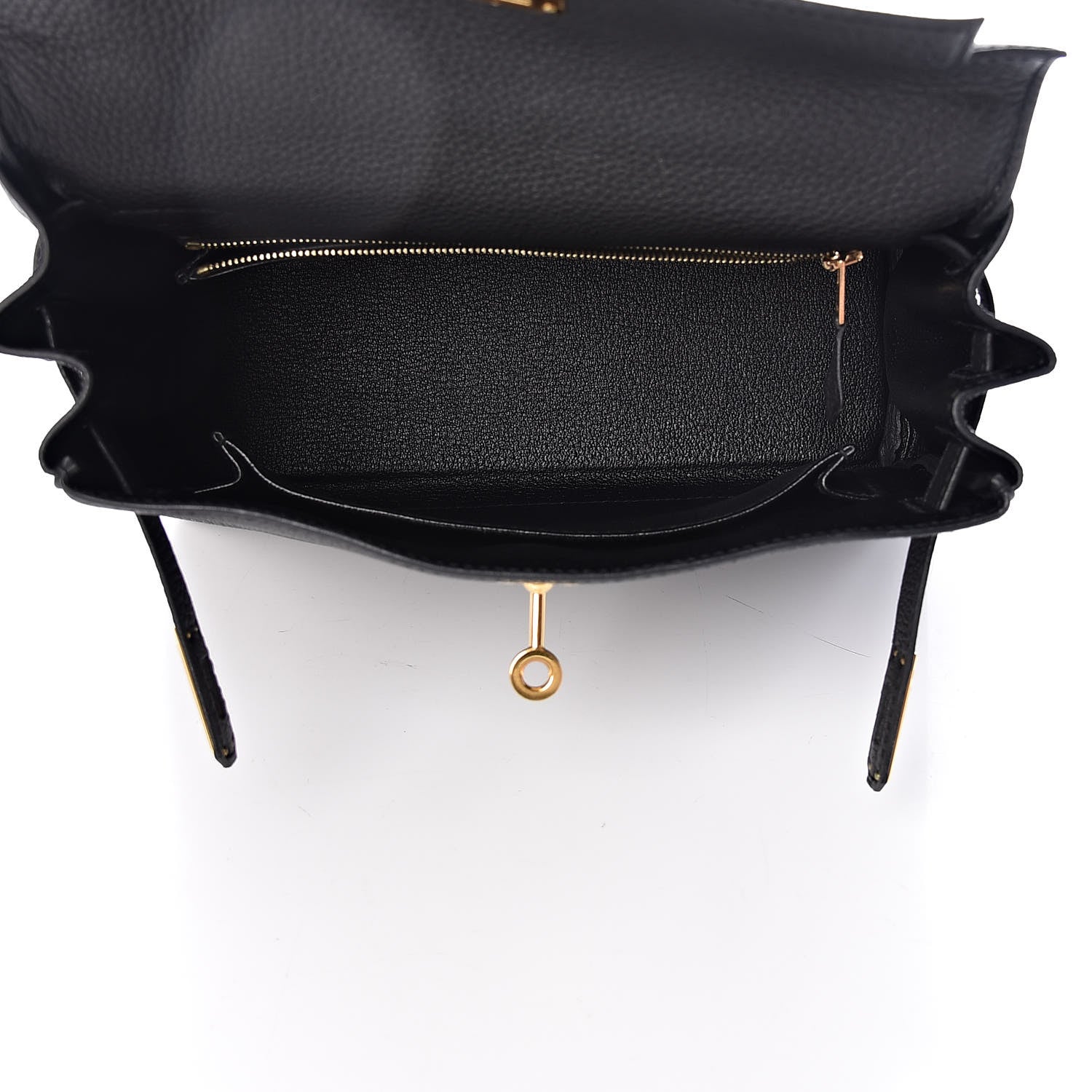 Hermes Togo Kelly Retourne 25 Black 5 of 34