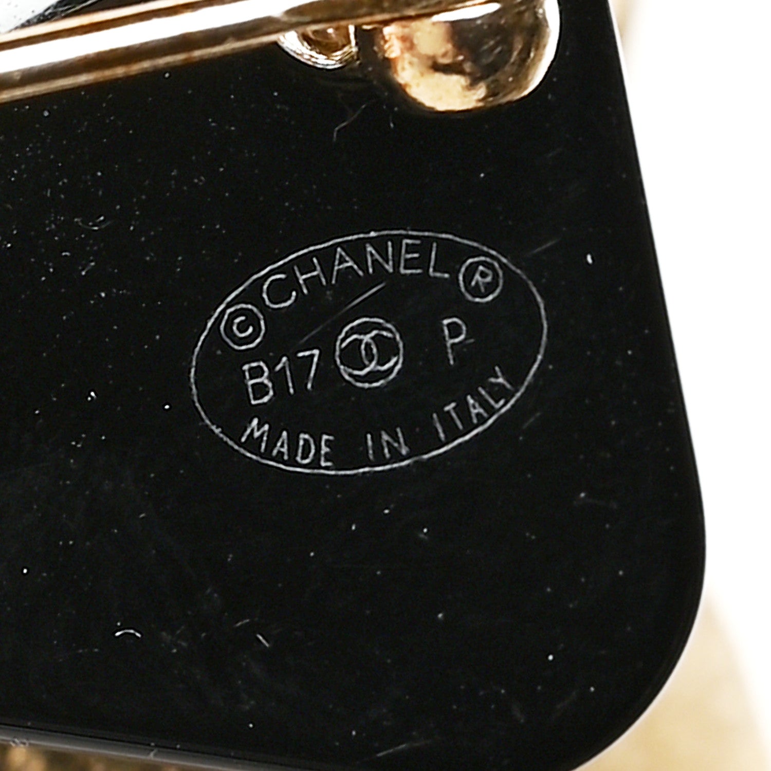 Chanel Metallic Lambskin Camellia Brooch Gold 4 of 4