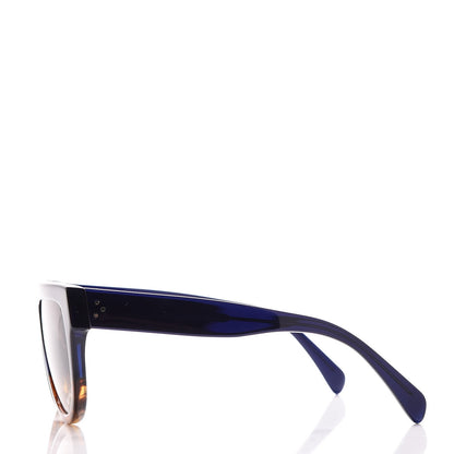Celine Acetate Shadow Sunglasses CL 41026/S Tortoise Havana Blue 2 of 7