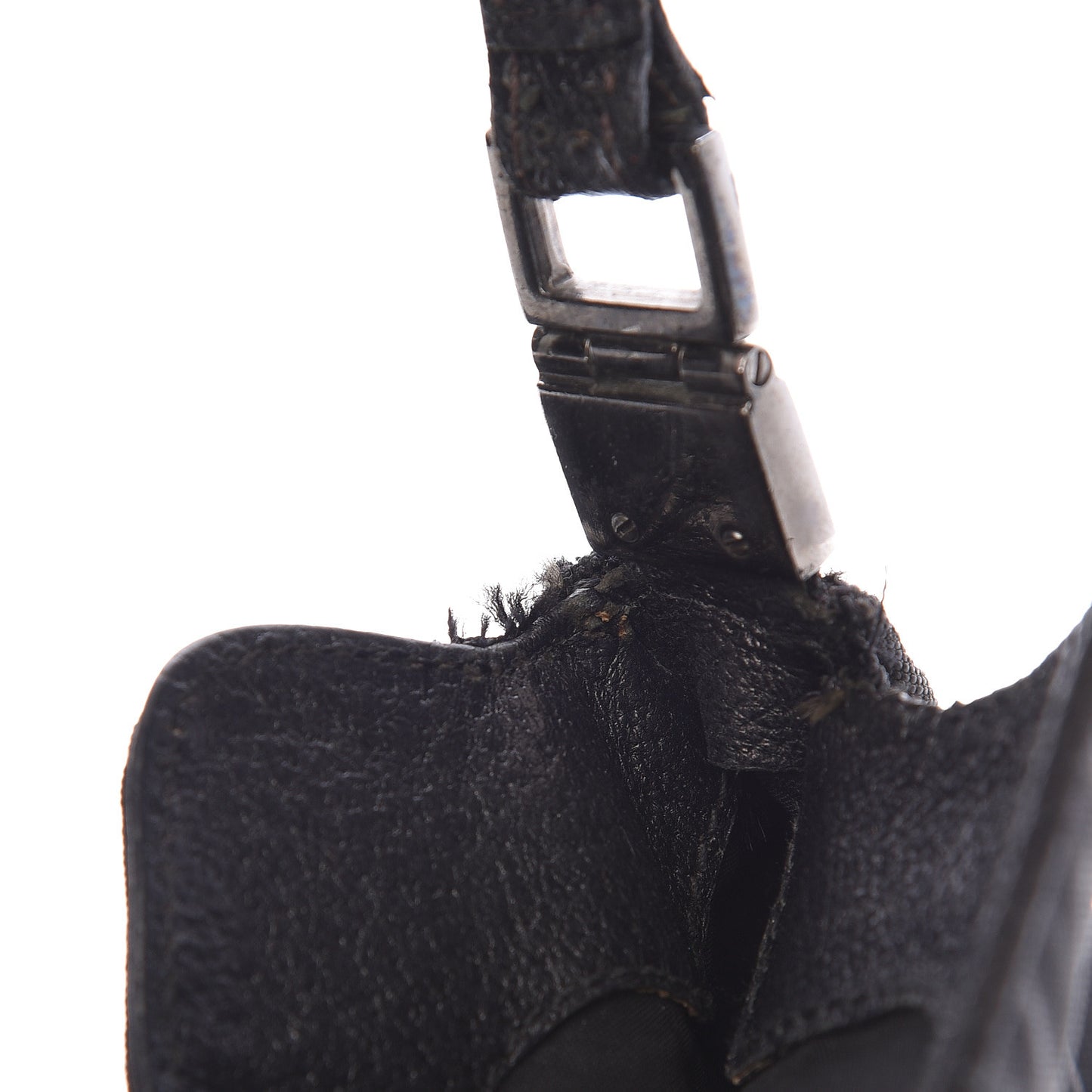 Nylon Shoulder Bag Black