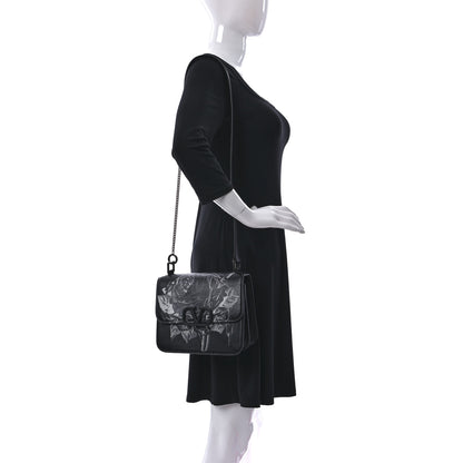 Valentino Garavani X UNDERCOVER Smooth Calfskin Rose Print VSling Shoulder Bag Black 2 of 9