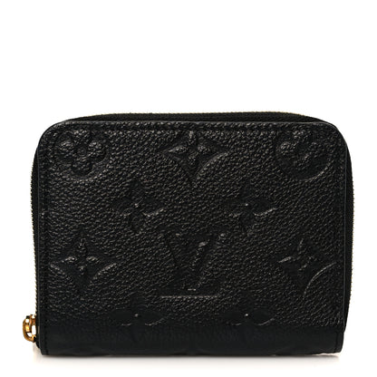 Louis Vuitton Empreinte Zippy Coin Purse Black 1 of 8