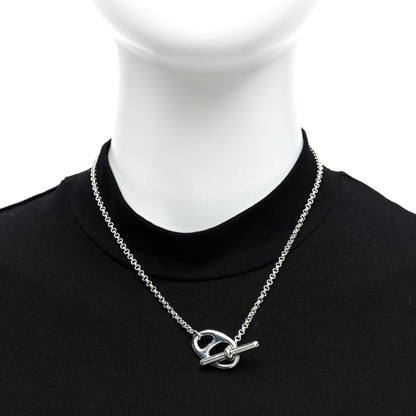 Hermes Sterling Silver Chaine D'Ancre Punk Toggle Necklace 2 of 5