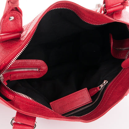 Balenciaga Agneau Giant 21 Silver Hardware City Rouge Coquelicot 5 of 10