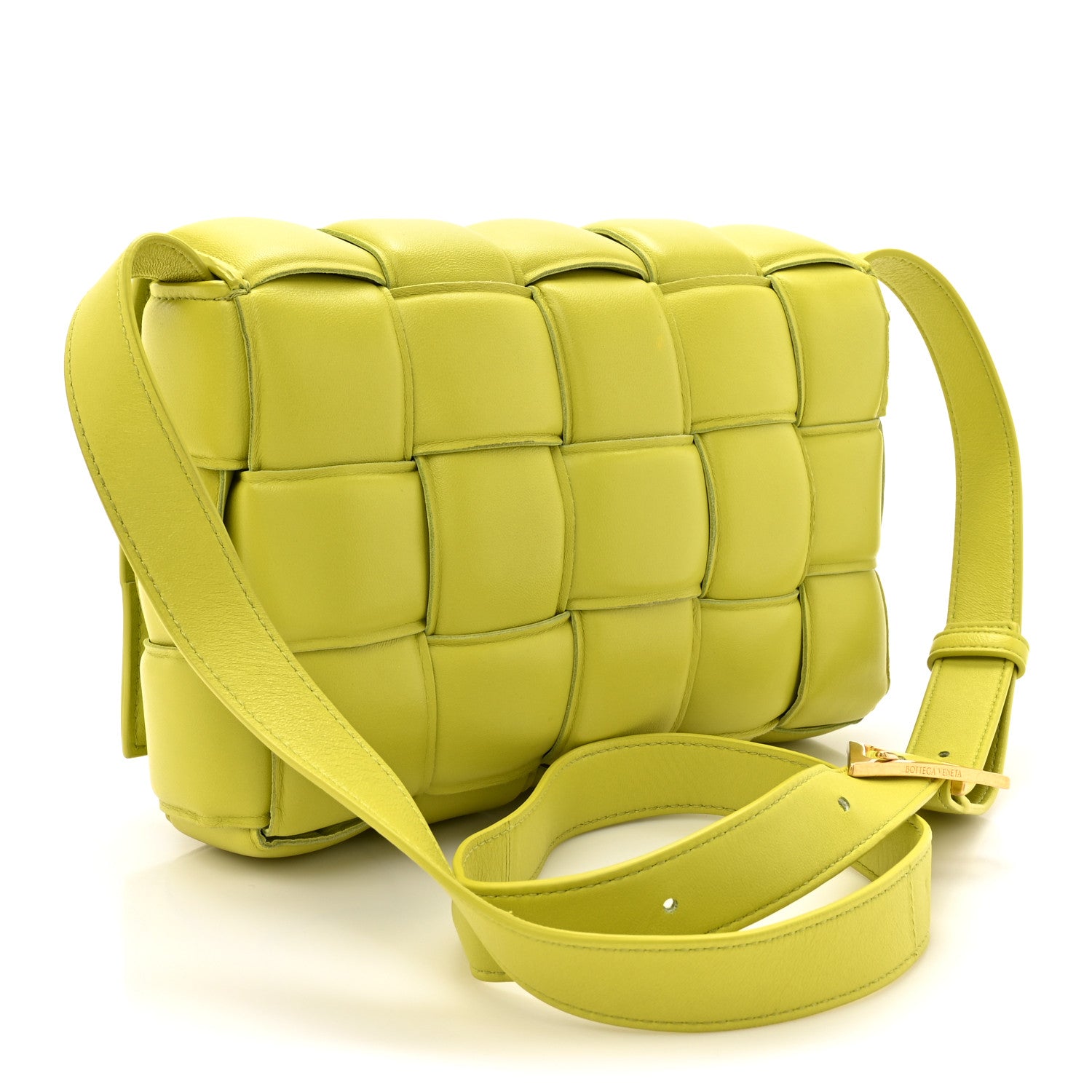 Bottega Veneta Nappa Maxi Intreccio Padded Cassette Crossbody Bag Kiwi 3 of 13