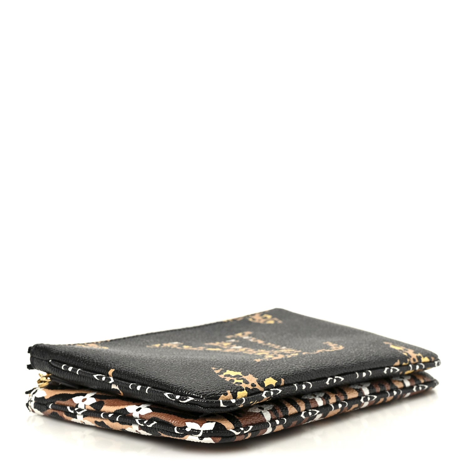 Louis Vuitton Monogram Giant Jungle Pochette Double Zip Black