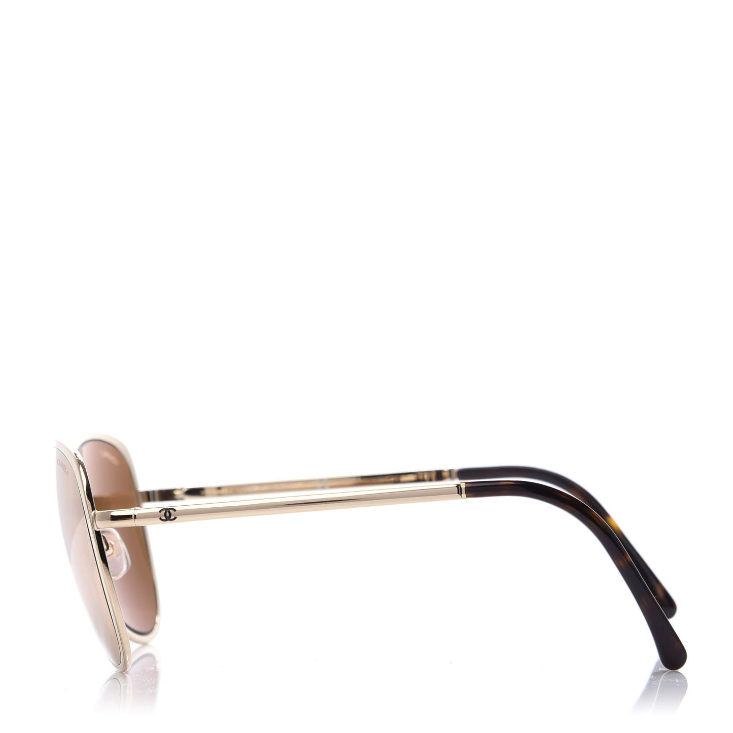 Metal Mirrored Pilot Summer Sunglasses 4223 Gold