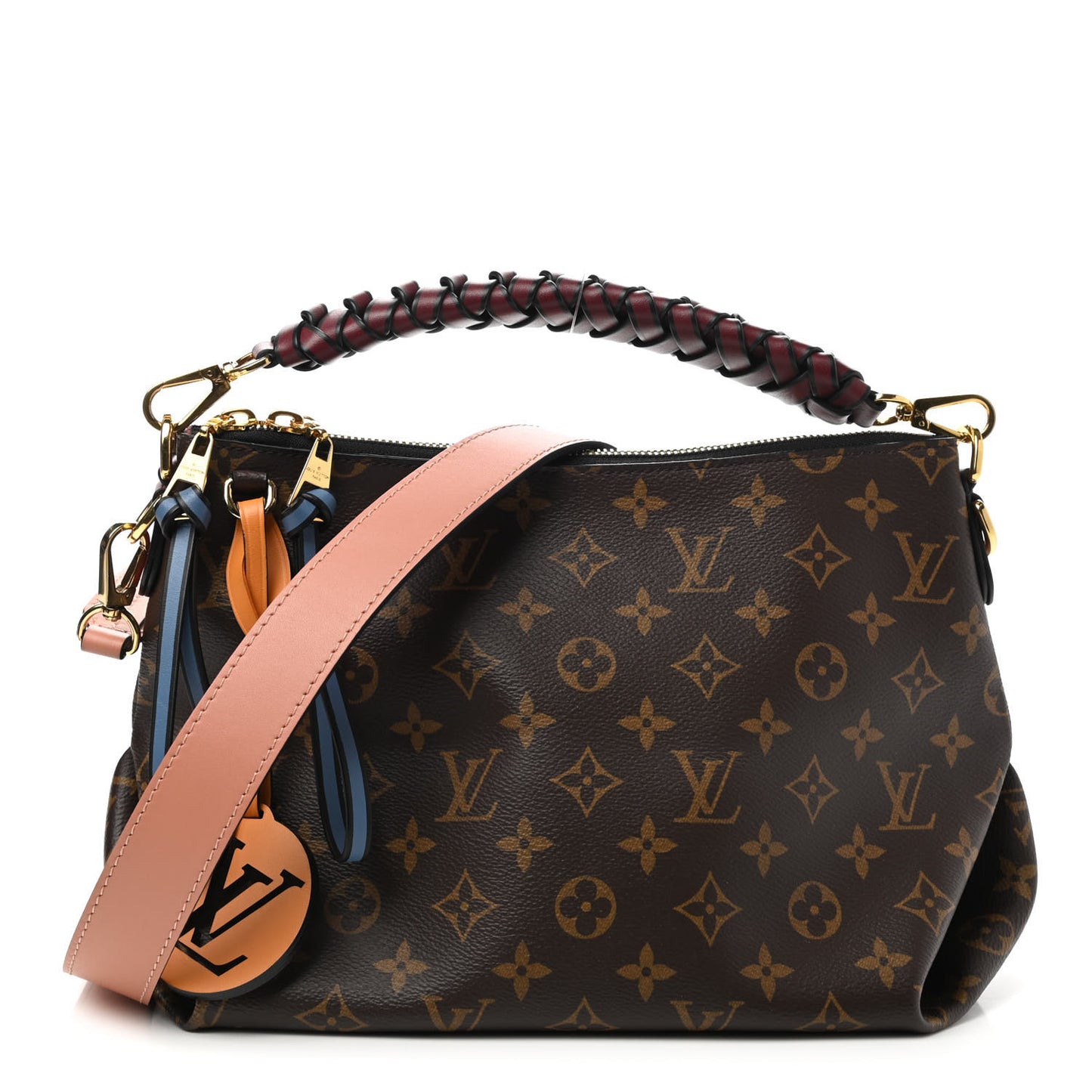 Monogram Beaubourg Hobo Mini Bordeaux Red Peach Safran Blue Jean Blue
