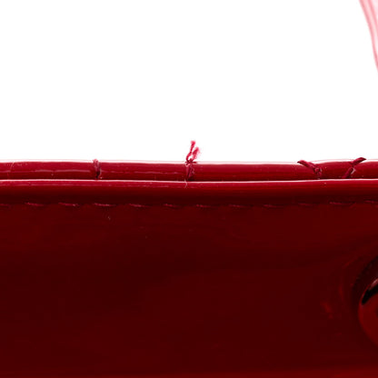 Christian Dior Patent Cannage Large Lady Dior Red 11 of 12