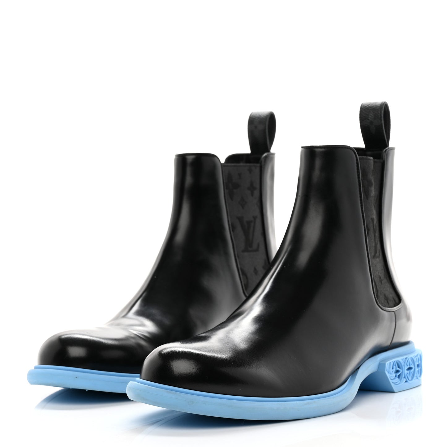 Calfskin Mens Formal Dimension Chelsea Boots 8 Black