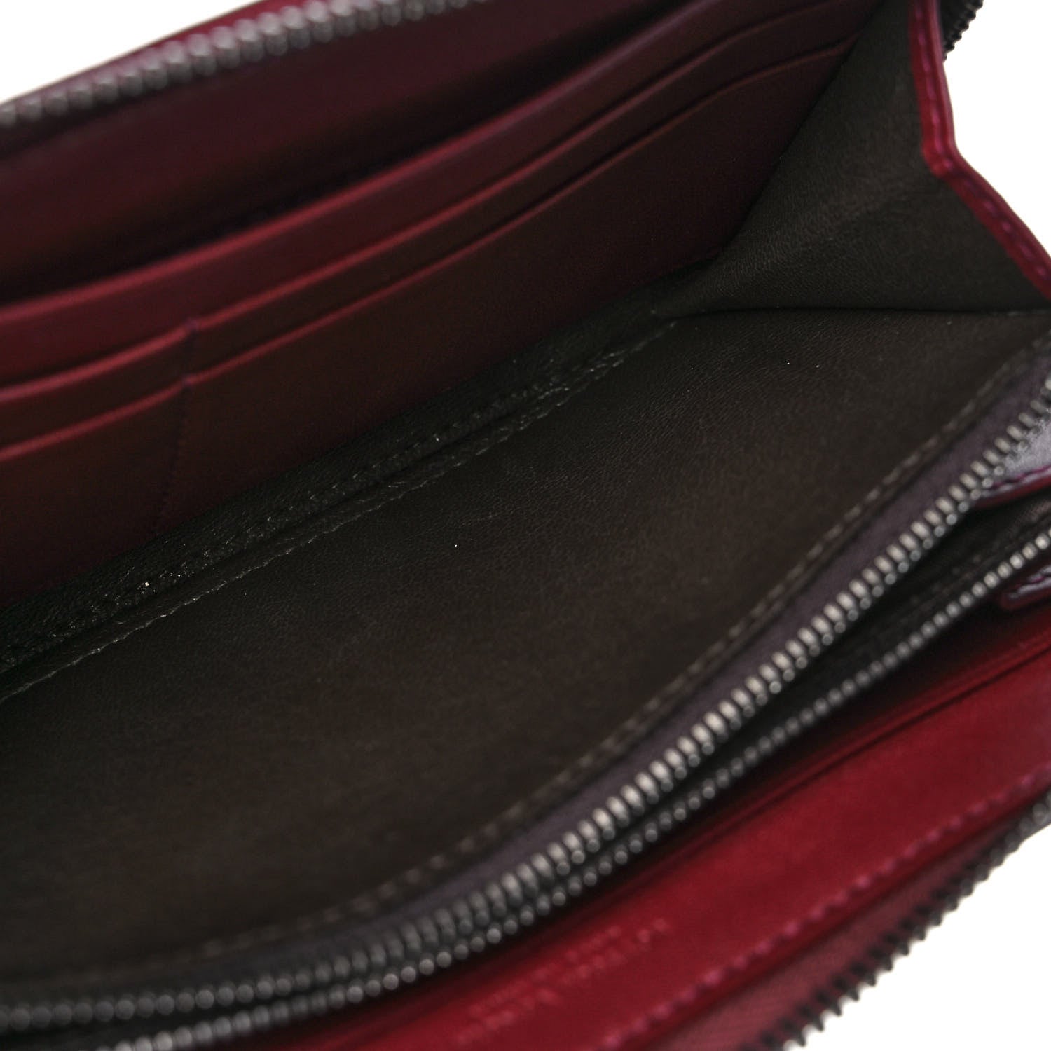 Bottega Veneta Nappa Intrecciato Zip Around Wallet Opera Pink 11 of 12