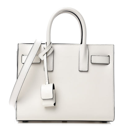 Saint Laurent Grained Calfskin Nano Sac De Jour Porcellana Black 1 of 10