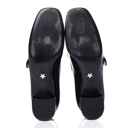 Christian Dior Patent Baby-D Ballet Pumps 38 Black 7 of 12