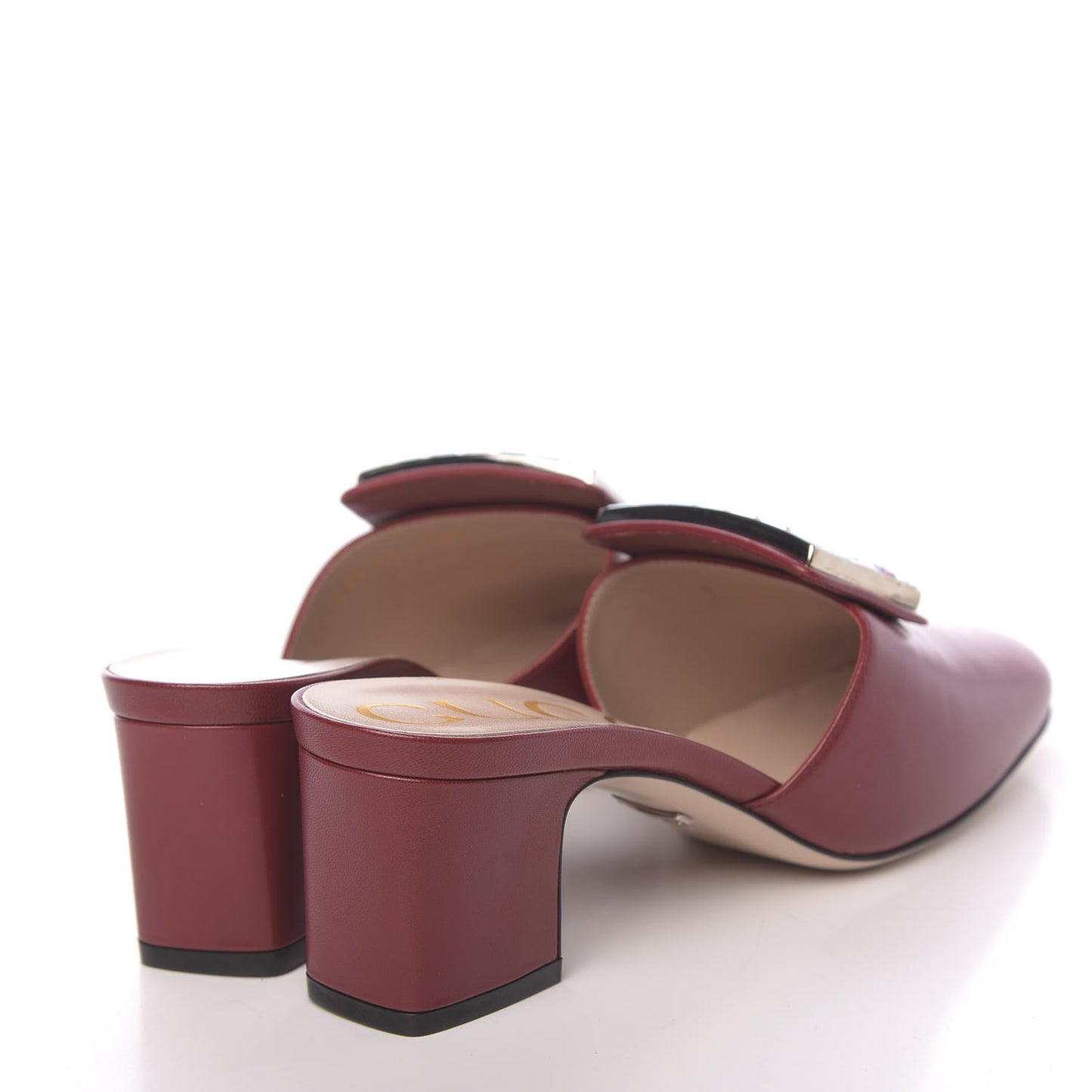 Malaga Kid Crystal Square G Madelyn Mules 37 Romantic Cerise