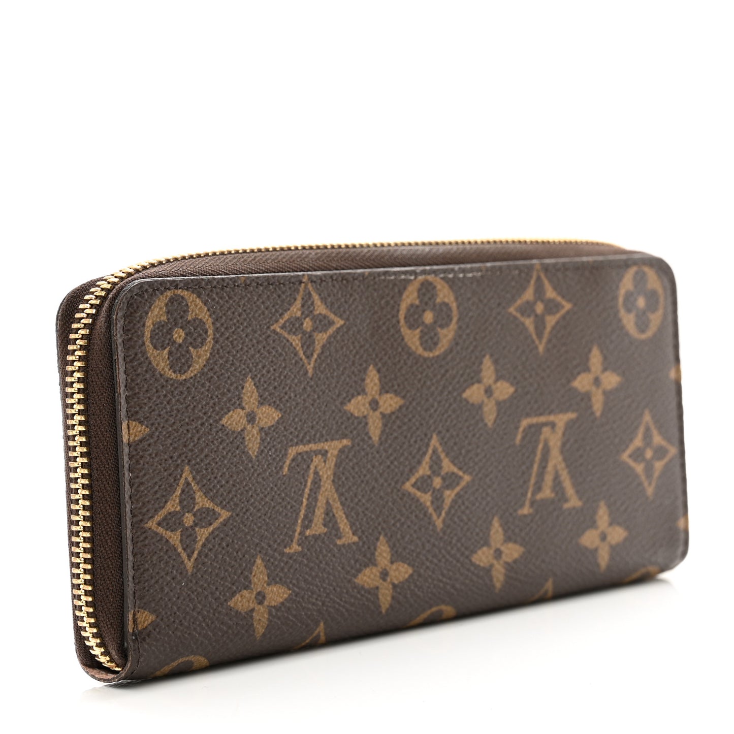 Monogram Clemence Wallet Rose Ballerine
