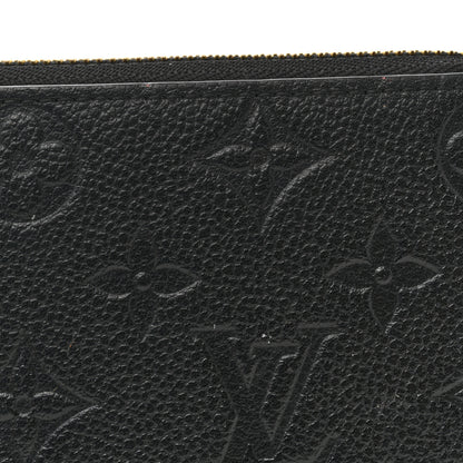 Louis Vuitton Empreinte Clemence Wallet Black 9 of 9