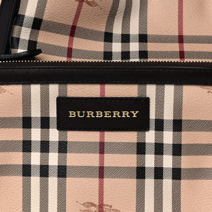 Burberry Haymarket Check Small Canterbury Tote Chocolate 6 of 10