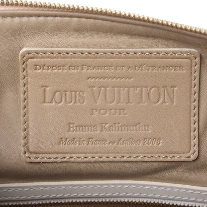 Louis Vuitton Calfskin Sac Louis White 6 of 14