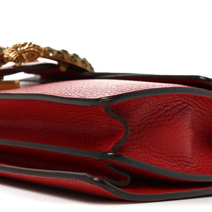 Gucci Dollar Calfskin Swarovski Crystal Small Dionysus Shoulder Bag Hibiscus Red 10 of 10