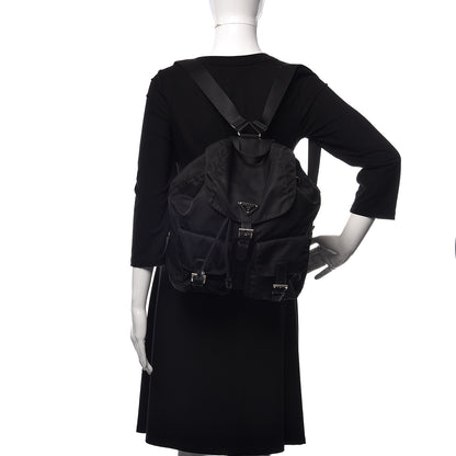 Prada Nylon Vela Medium Backpack Black 2 of 10